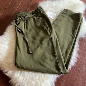 Sweatpant material work pants